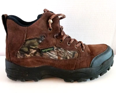 Game Winner Run-N Gun Hiker Camo Leather Nylon Mens Waterproof Boots Size  10M - Image 1 of 4