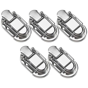 Cierre de perno de níquel nudo de 5 piezas para equipaje guitarra estuche trolley musical W2G2 - Imagen 1 de 6