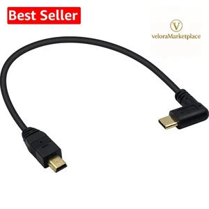 Mini USB auf USB C Kabel 90 Grad USB 3.1 Digitalkamera MP3 Player Konverter - Bild 1 von 2