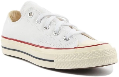 Converse UNISEX All Star Chuck Taylor 70s Low-Top White/Garnet/Egret (162065C) - Image 1 of 4