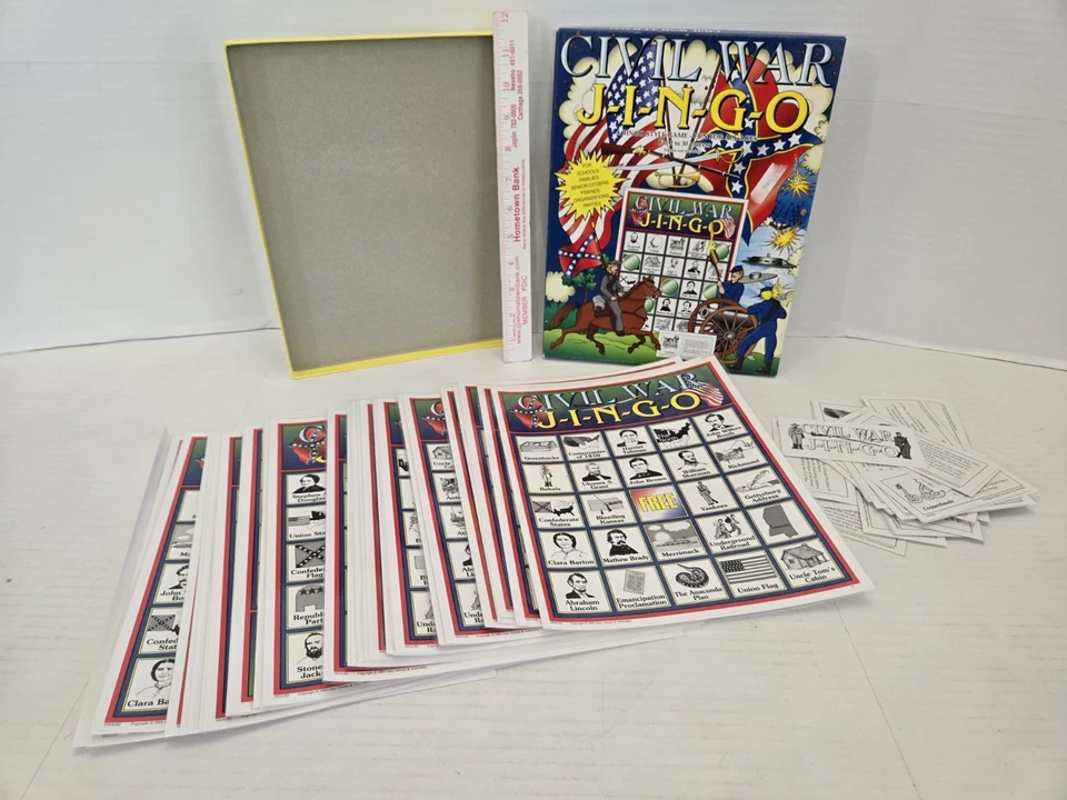 Civil War Jingo Bingo Style Game 2-30 Players FREE SHIPPING - Image 1 of 4