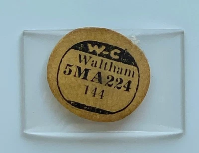 Reloj Nos Waltham Cristal Watchcraft 5MA224 144 Piezas de repuesto vintage Foto 1 de 2