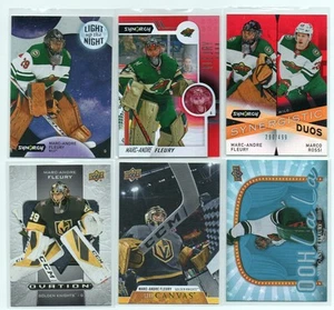 Marc-Andre Fleury Upper Deck Insert Card Lot Minnesota Wild Vegas Knights - Picture 1 of 1