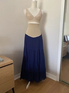 Motherhood Maternity Maxi Skirt Size Medium Full Belly Panel - Picture 1 of 12