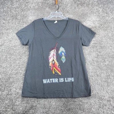 Ideal by Next Level Water is Life T-Shirt Women's 2XL XXL Short Sleeve V-Neck - Изображение 1 из 4