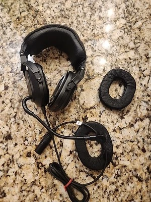 Telex HR-2R - Dual Sided Headset with A4M Connector Free Ship-Used Less Than 10x - Image 1 of 4