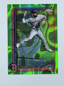 2025 Topps Chrome Trevor Story #232 25/99 Green Lava Refractor - Picture 1 of 2