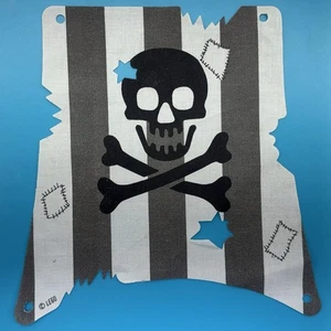 Original LEGO Pirates Sail Cloth Skull & Crossbones sailbb11 6289 6290 71305 Red - Picture 1 of 5
