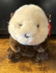 Juguete de peluche Aurora Rolly Pet - 5" Smiles Sea Otter 16817 nuevo con etiquetas - Imagen 1 de 6