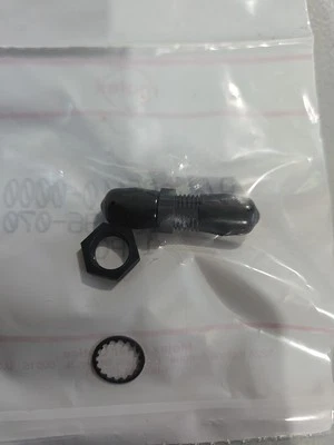 86110-0000 Molex st bulkhead feed thru fiber optic connector black new - Image 1 of 2