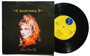 MADONNA 7" Dress You Up VINYL SINGLE UK 1985 Thin Card Sleeve A/B1 Paper Lbl EX+ - Picture 1 of 7