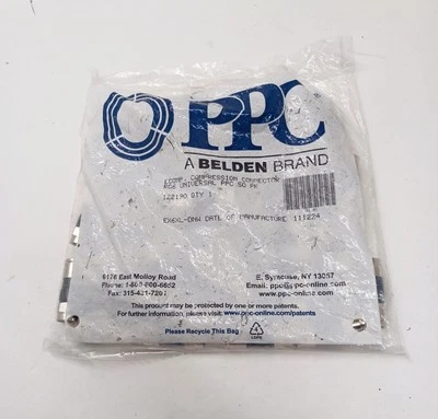 PPC Compression Connector 122190 50 Pk - Image 1 of 2