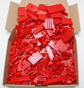BlueBrixx Konvolut Klemmbausteine Platten  300g, rot - Bild 1 von 1