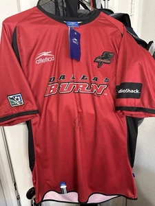 Dallas Burn MLS Original Game Model Atletica Jersey Signed By Eddie Johnson JSA - Picture 1 of 5
