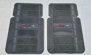 vtg Chevy Heartbeat of America Floor Mats GM Chevrolet Truck Car Plasticolor - Picture 1 of 11