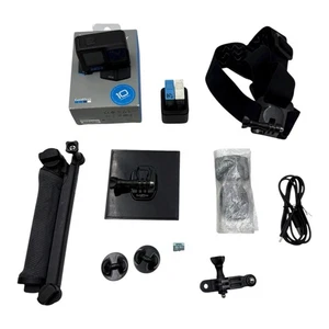 GoPro HERO10 Black Bundle – Extra Charger, 2 Batteries, Memory Card - Picture 1 of 12