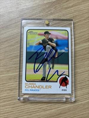 Bubba Chandler 2022 Topps Heritage Minors AUTO IP SIGNED ROOKIE PIRATES #69 - Image 1 of 3
