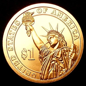 Dólar Andrew Johnson 2011 D ~ Pos A de Mint Set ~ En moneda etiquetada abatible - Imagen 1 de 2