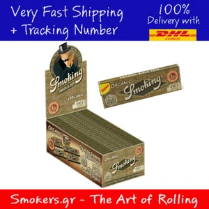 1x volle Schachtel Räuchern BIO einzeln breit Blättchen - 50 Hefte - Bild 1 von 5