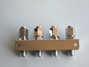 Lowrider Hydraulics #6 jic mamparo recto y #6 tuercas y manguitos y kit de panel - Imagen 1 de 6