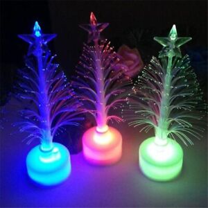 Portable Popular Luminous LED Light Lamp Mini Christmas Tree Little Pine Shape