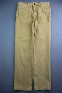 Pantalones chinos American Eagle 360 Extreme Flex 2016 ajustados bronceados talla 29x30 (29x28) - Imagen 1 de 10