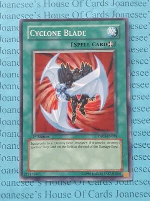 DP05-EN018 Cyclone Blade Yu-Gi-Oh Card 1st Edition - Image 1 of 3