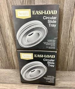 Slide Tray Carousel Holder 100 2x2 Slides Vintage Sears Easi-Load Circular Lot 2 - Picture 1 of 3
