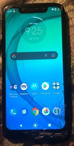 Motorola Moto G7 Play XT1952-6 (Metro) 32GB Black Good Used Cracked Glass - Picture 1 of 2