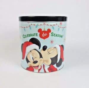 Disney Celebra La Stagione Topolino Minnie Contenitore Latta Metallo da Collezione - Foto 1 di 7