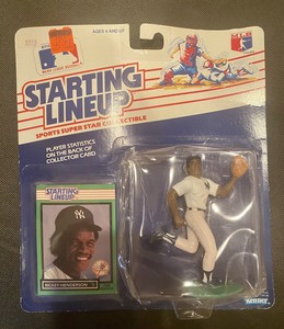 Rickey Henderson NEW YORK Yankees  Kenner Starting Lineup 1989