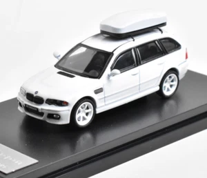 EY SH 1:64 White M3 CSL E46 3 Series Wagon Sport Model Diecast Collect Car - Picture 1 of 2