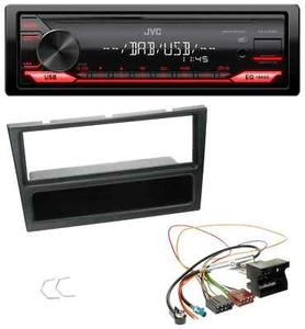 JVC MP3 DAB 1DIN AUX USB Autoradio für Opel Agila Combo Corsa C Omega B Vivaro a - Bild 1 von 8