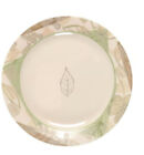 U Pick Corelle Textured Leaves Green Beige Dessert Dinner Lunch Bowl Leaf Plate