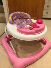 argos baby walker pink