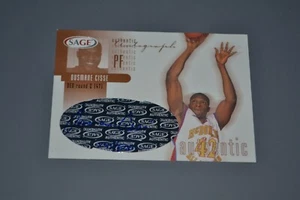 OUSMANE CISSE 2002 SALVIA AUTOGRAFO AUTENTICO BASKET #291/500 INSERTO CARD - Foto 1 di 1