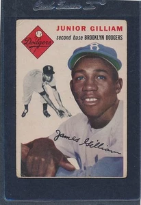 1954 Topps #035 Junior Gilliam Dodgers Fair 54T35-100615-2 - Picture 1 of 1