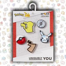 Uniquely You Original Crocs Jibbitz Charms Pokémon 5 pack light up Pikachu