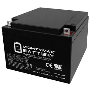 Mighty Max 12V 26AH Battery Replacement for ETX30L