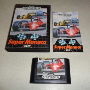 ~Authentic Super Monaco for Sega Genesis Complete w/ Case & Manual~ - Picture 1 of 2