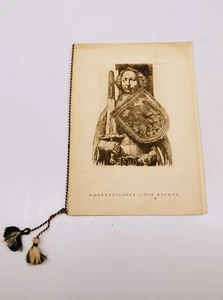 Menú del Programa North German Lloyd TS Bremen SS Ephemera 6 de abril de 1964 Capitán Vetter - Imagen 1 de 11