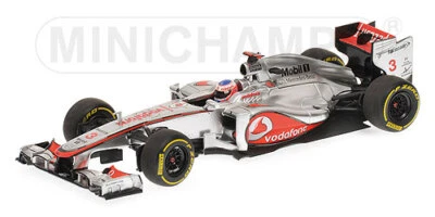1:43 Minichamps Mclaren Mercedes Mp4-27 J. Button 2012 530124303  Modellino - Immagine 1 di 2