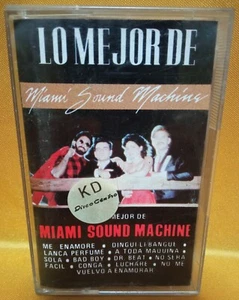 O Lo Mejor De Miami Sound Machine MC PERU 1988 SPANISH STICKER JEWEL TESTED OK - Picture 1 of 8