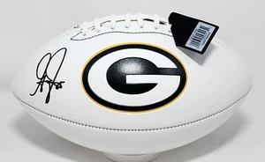 Packers XLV Champ GREG JENNINGS Signed Wilson White Panel Football AUTO - BAS - Picture 1 of 2
