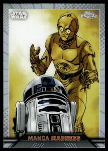 2023 Topps Chrome Star Wars MANGA MADNESS MM-2 R2D3 C3PO - Bild 1 von 2