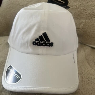 Adidas Hombre Adizero II Gorra Ajustable-Blanco/Negro Foto 1 de 3