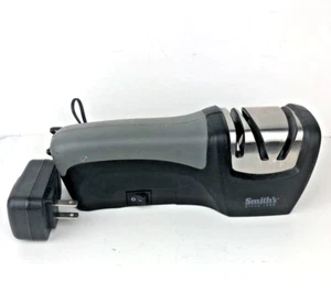 Smith's Electric Knife Sharpener 50005 w/Switching Adaptor Gray Black - Picture 1 of 9