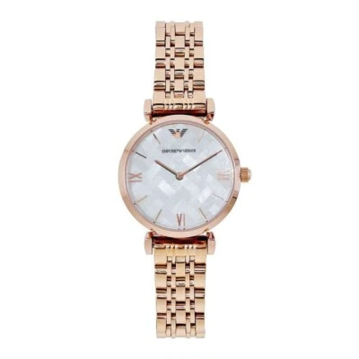 ***Emporio Armani*** Gianni T-Bar Rose Gold Stainless Steel Bracelet AR11110 - Image 1 of 4