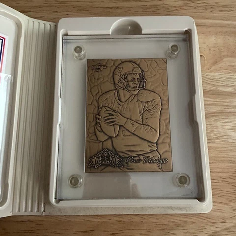 DREW BLEDSOE *Limited Edition* HIGHLAND MINT Bronze "Mint-Card" (1994 Pinnacle) Cover