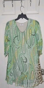 Mucho Gusto Dress XS Silk Blend Shift Mini Made In Italy Lined Retail $200+ - Picture 1 of 9